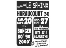 Dancing Le Sphinx les 20 et 27 septembre