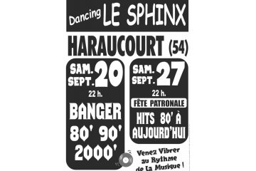 Dancing Le Sphinx les 20 et 27 septembre