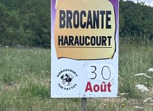 Haraucourt sur pattes : 25eme édition de la brocante