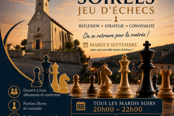 ♟️ Les soirées échecs font leur rentrée à Haraucourt !